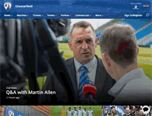 Tablet Screenshot of chesterfield-fc.co.uk